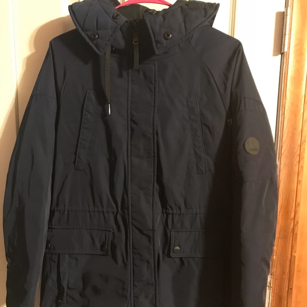 Calvin Klein Soft shell hooded jacket